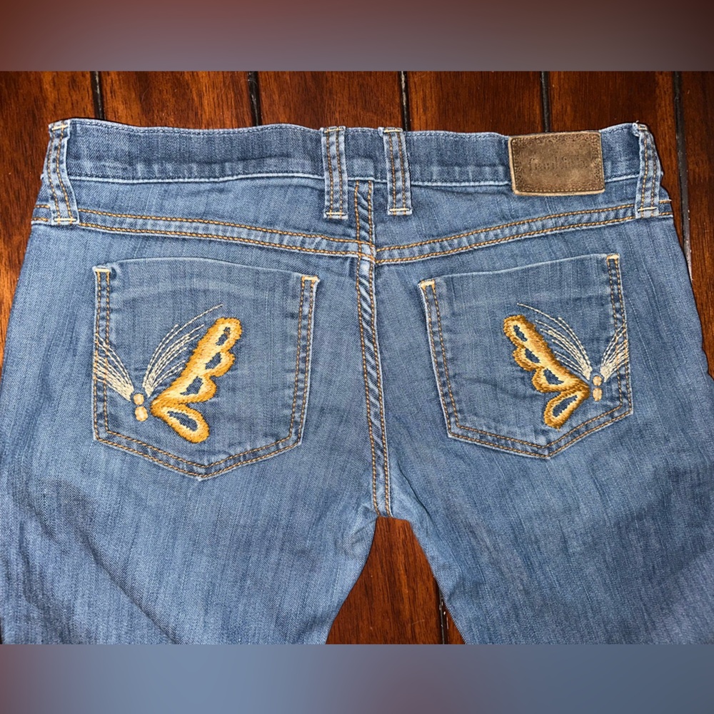 Women’s size 8 long tall Frankie B low rise jeans. Vintage y2k